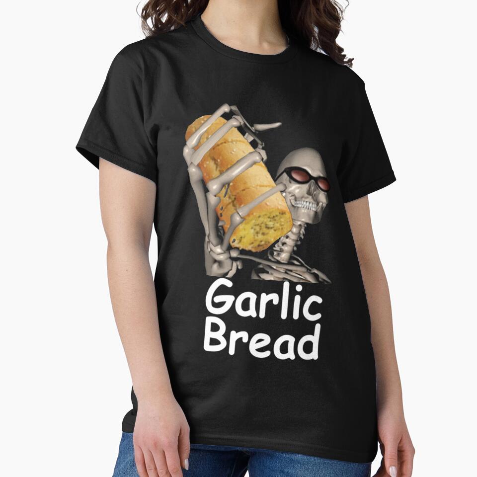 Garlic Bread T-Shirtmr skeleton T-Shirt_ by ScarletGemma
