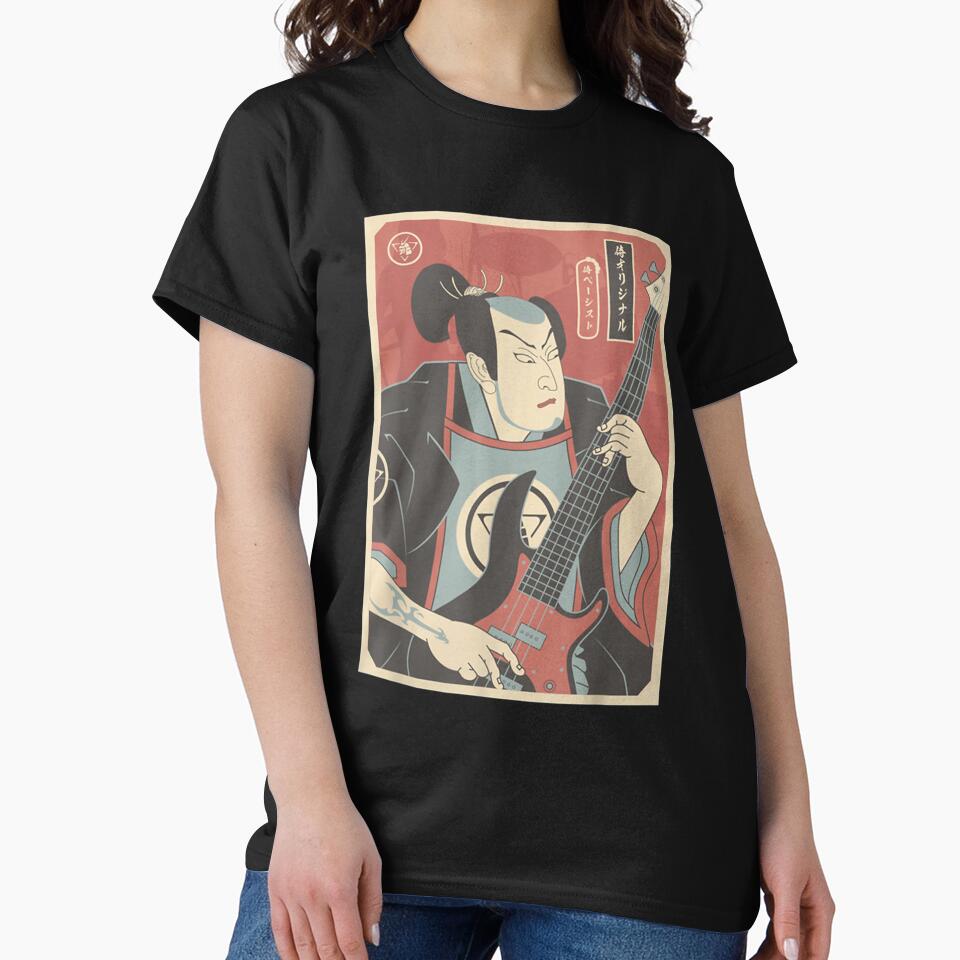 SAMURAI BASSIST Funny Bass Guitar Player lover by PanZhi