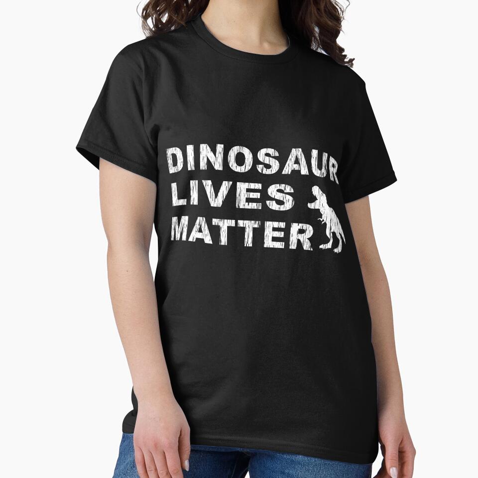 Dinosaur Lives matter black lives matter Vintage Gift for dad by skulltshirt