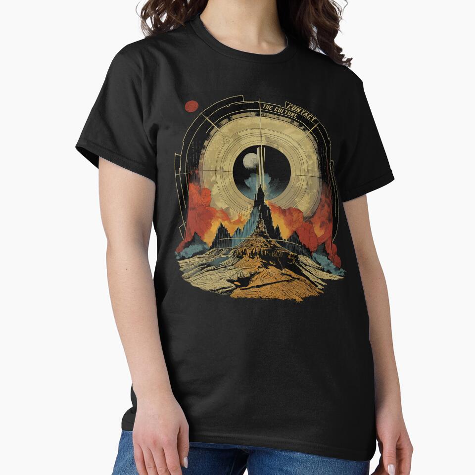 Contact: The Culture Sci-Fi Series T Shirt by DW3WD