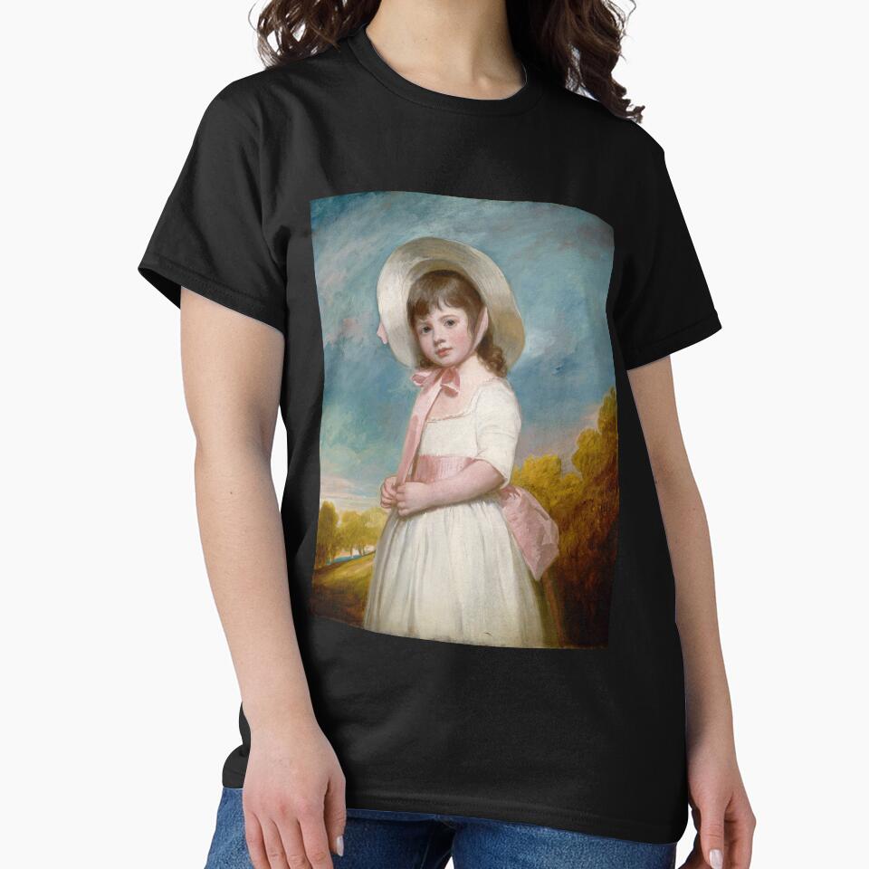 Miss Juliana Willoughby George Romney Beautiful Child Painting by Jaydee001