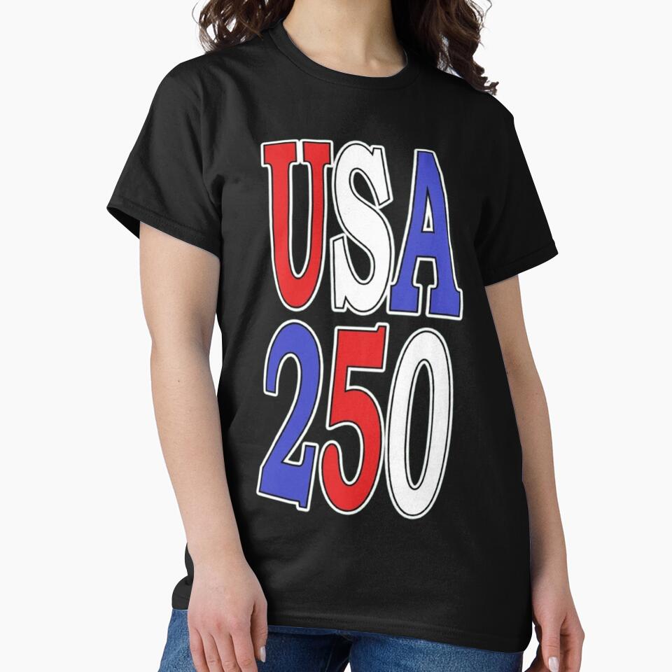 USA 250 Retro Patriotic Design by Dragonmotor Media