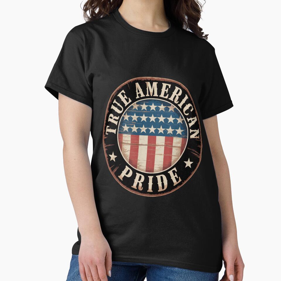 Vintage Americana Badge – True American Pride by OldGloryForge