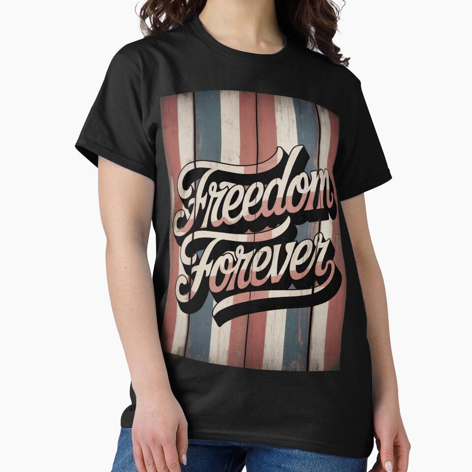 Rustic Freedom Forever USA Graphic by OldGloryForge