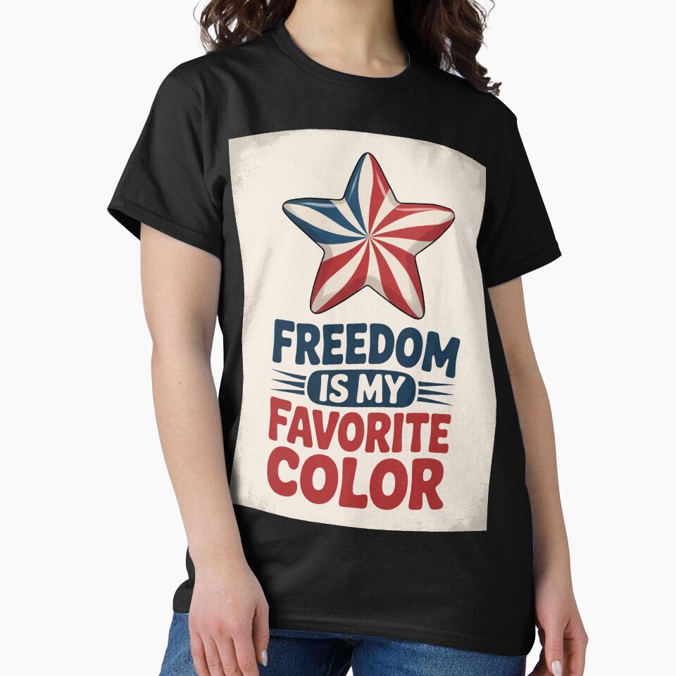 Playful Americana Ribbon‑Striped Star by OldGloryForge