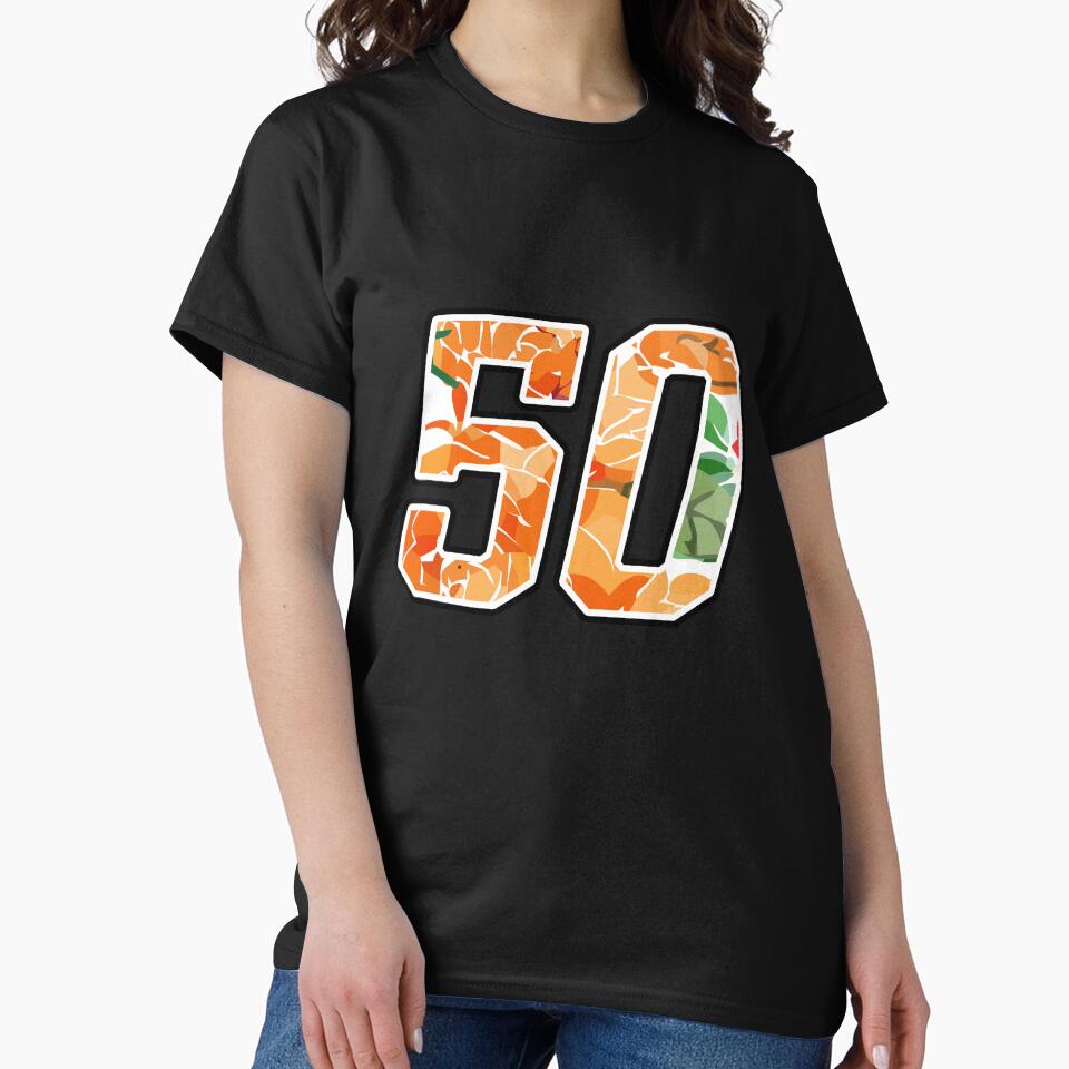 Floral Print Number 50 by NumbersFort