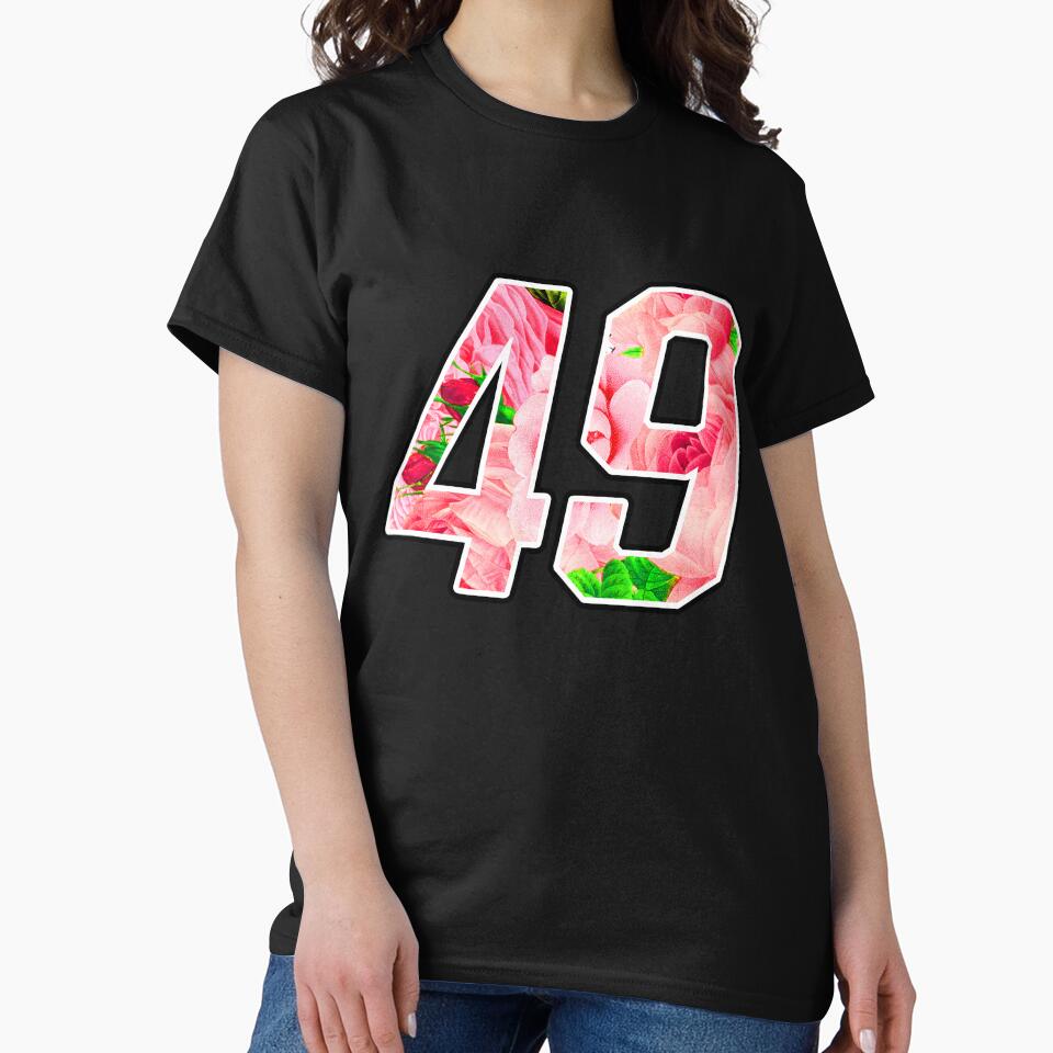 Floral Print Number 49 by NumbersFort