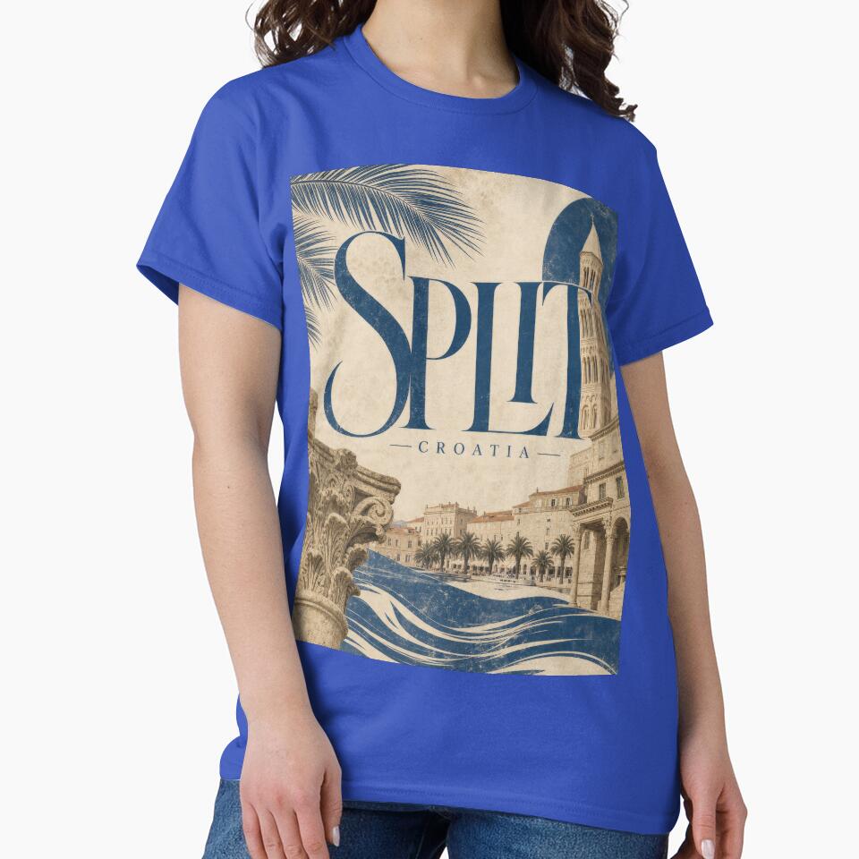 Split – Elegant Adriatic Typography Poster by Klysztof