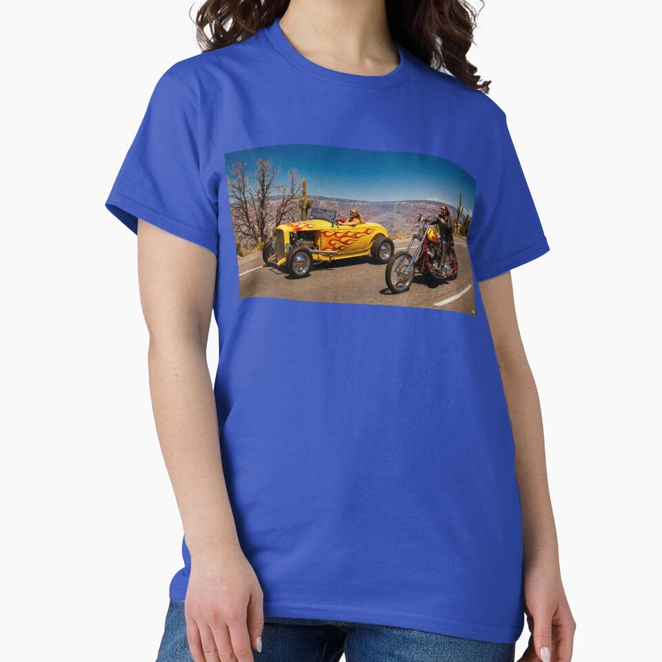 HOT RODS ON OLD ROUTE 66 by VERYOLDROAD BY AXTON BROWNING