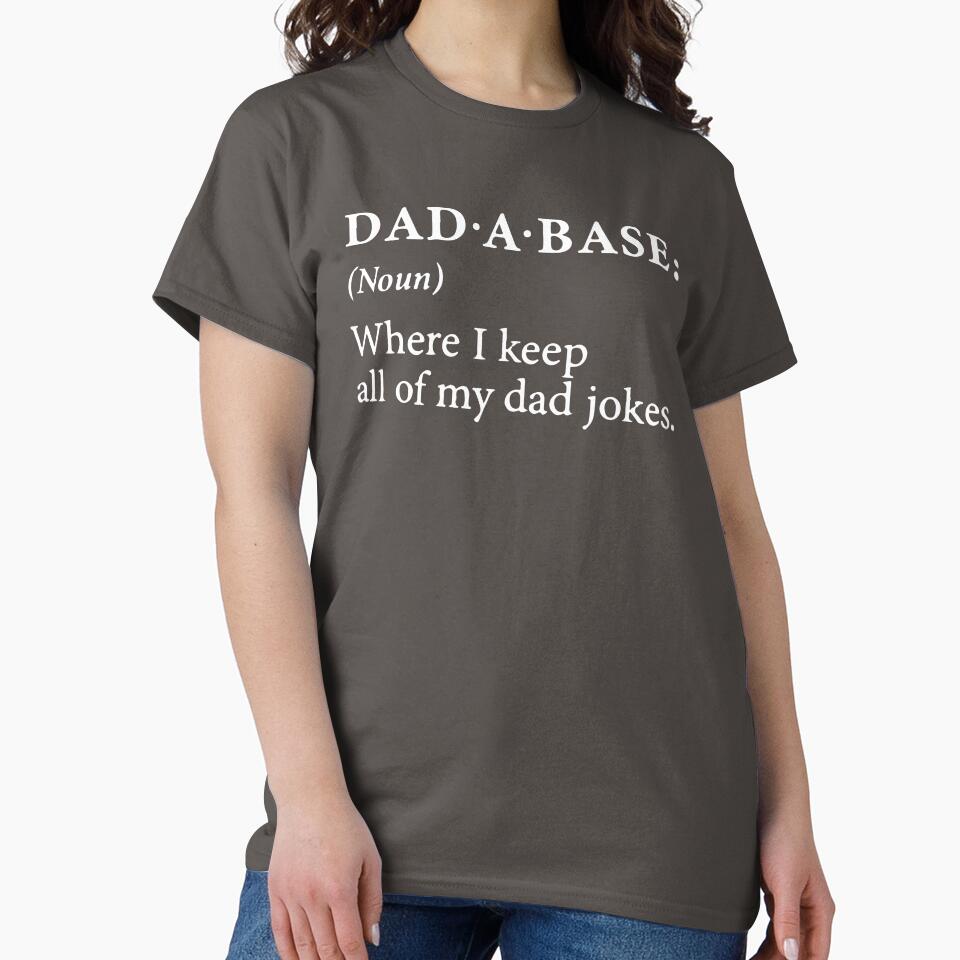 Dad Joke for Father's Day, Dad-A-Base for Dad, Cute Gift from Kids, Funny Gift for Dad for Birthday, Corny Dad by DesignDenDo ⭐⭐⭐⭐⭐