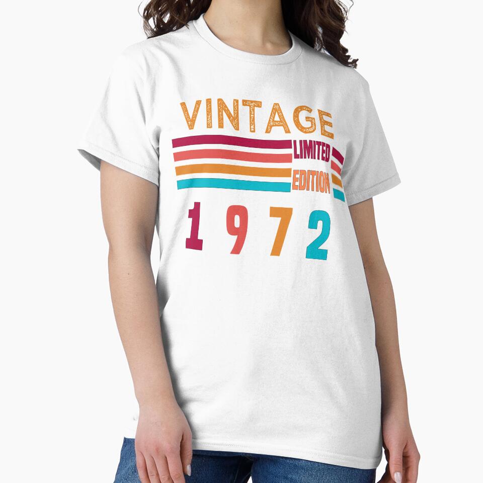50 Year Old Gifts Vintage 1972 Limited Edition 50th Birthday Essential by ZOUBAH