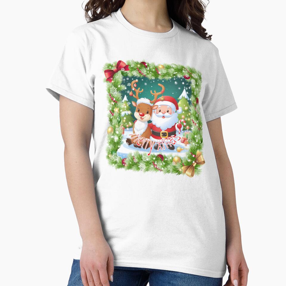 merry xmas funny santa ad reindeer by sinemsworld1