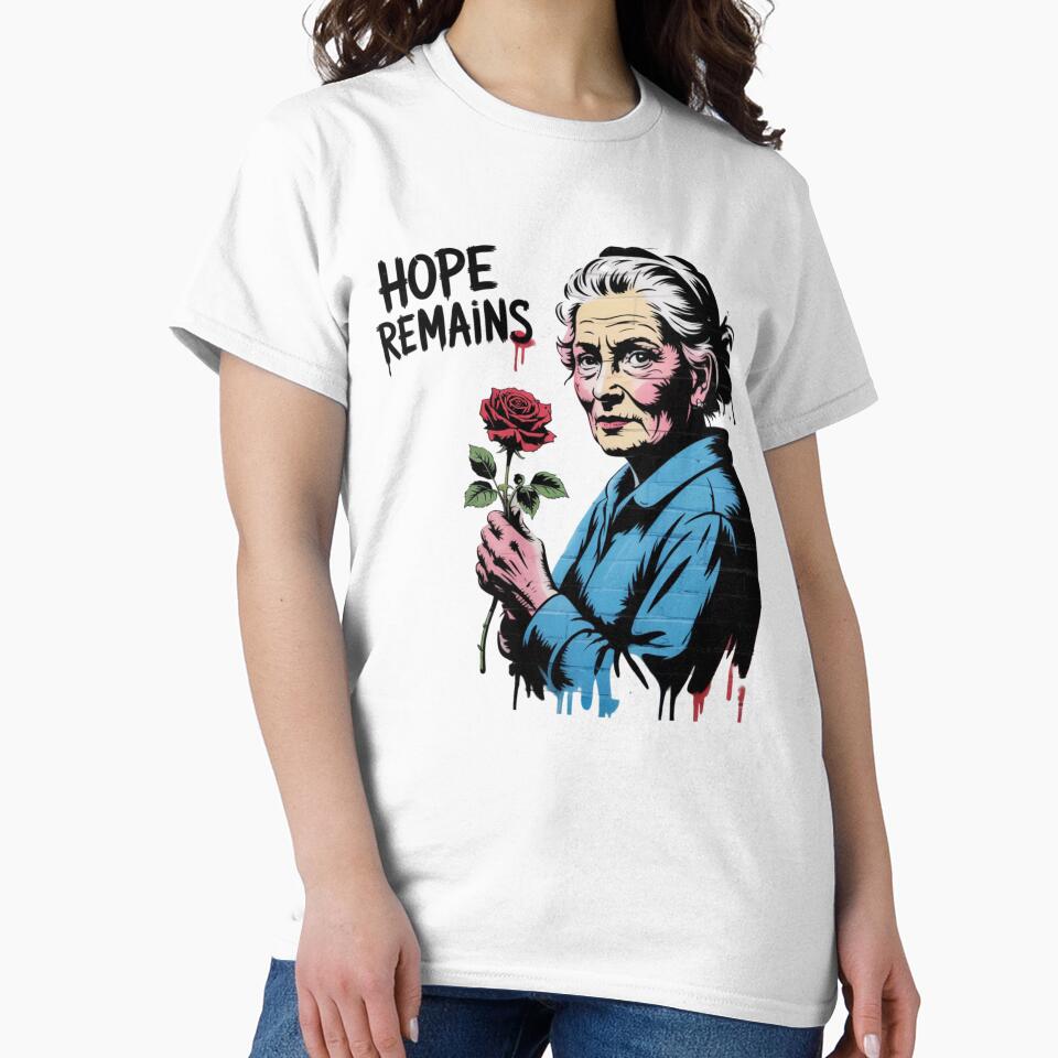 Banksy Style Graffiti - Hope remains by 123ks