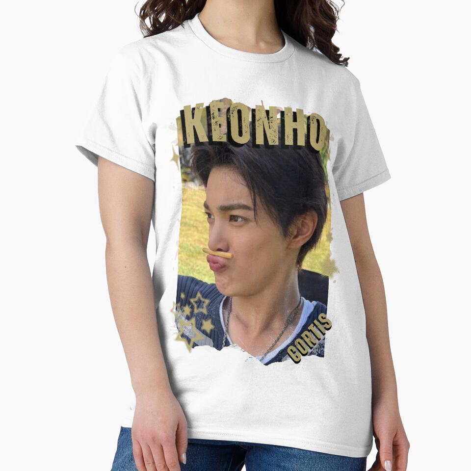 CORTISs Keonho Kpop Boy Group Black and White Collage Digital Art Portrait by AJUNICE STUDIO
