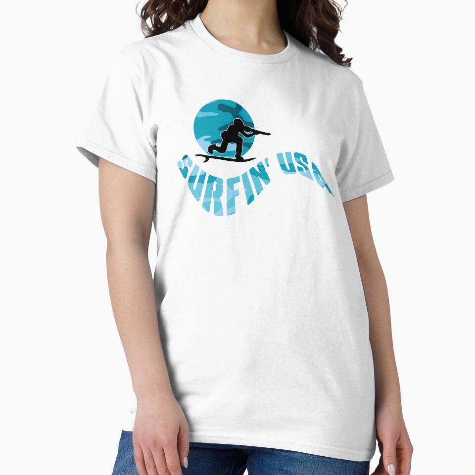 SURFIN' USA - CAMOUFLAGE. BLUE. by 5hertz