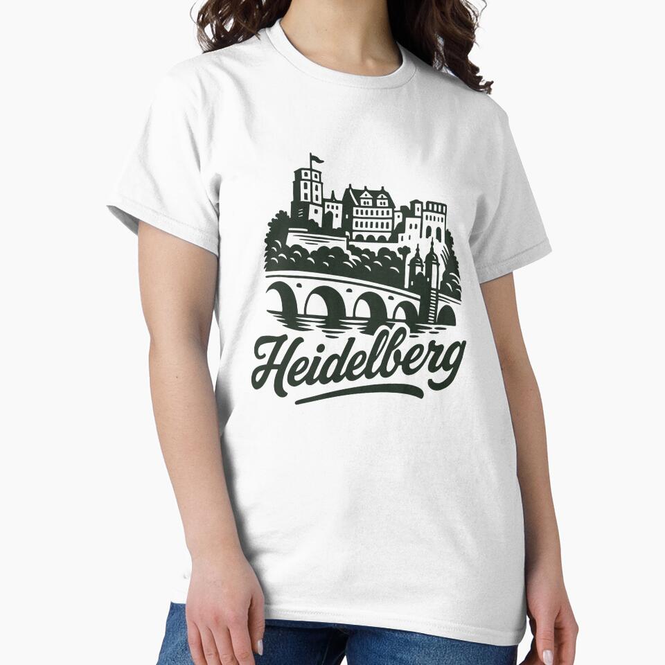 Heidelberg Altstadt Logo Illustration by Boogosh