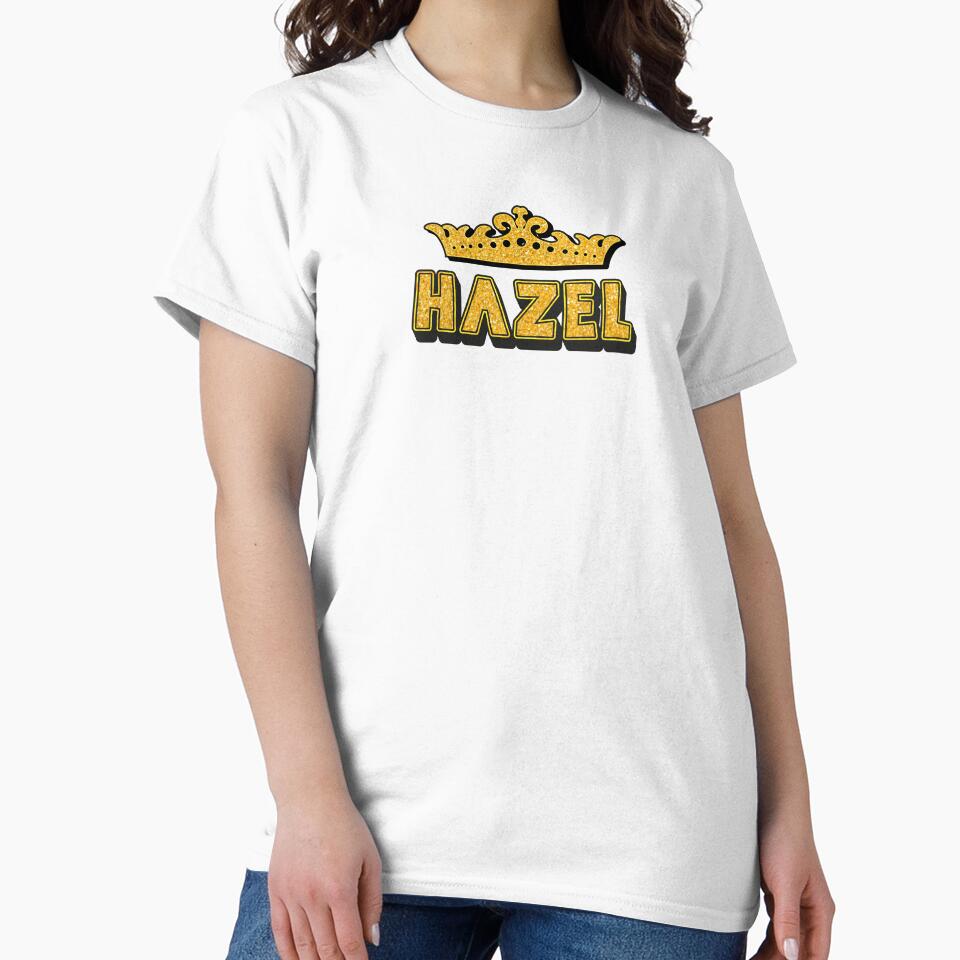 Hazel Personalized Funny Custom Name Crown Design by Watsonarts