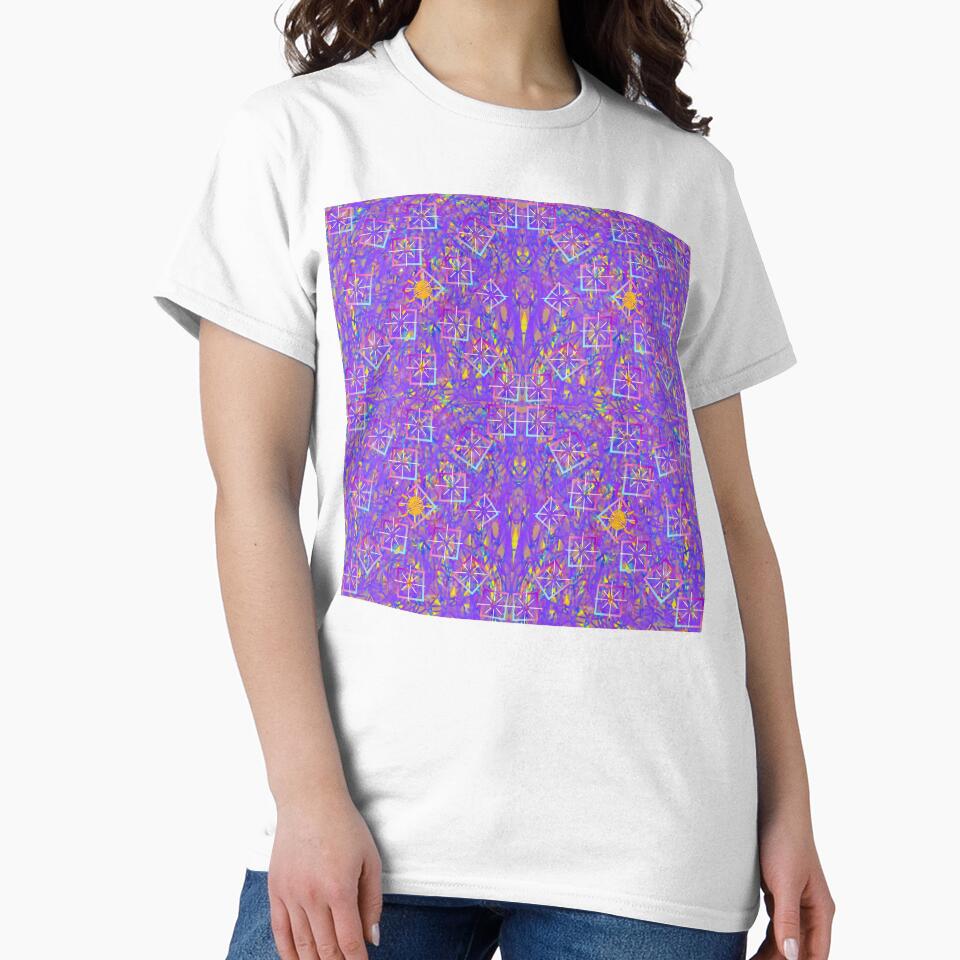 Colorful Purple Pattern by Fayes4Art