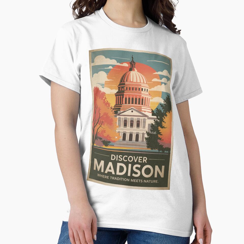 Maddison Vintage Travel Poster by TravelerRat