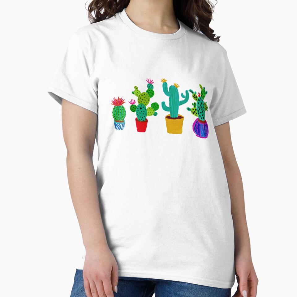Set of hand drawn cacti by NatalliaNovik