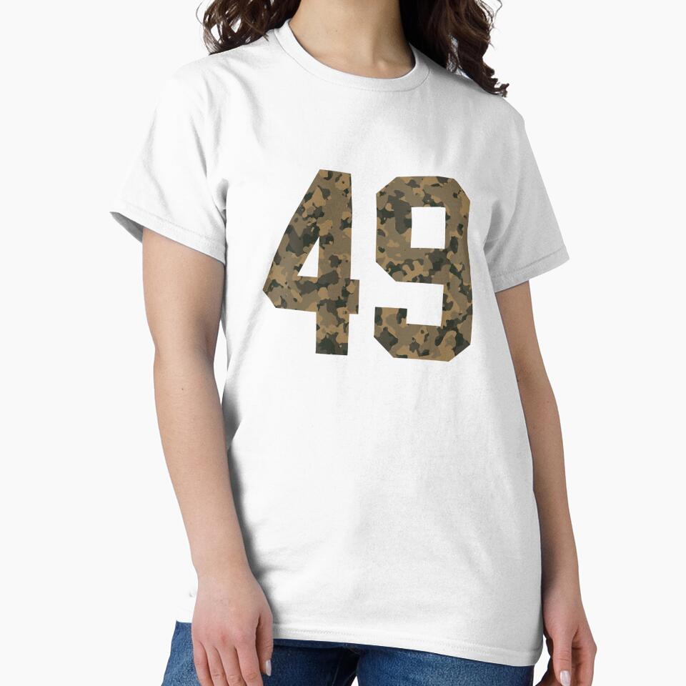 Army Camouflage Number 49 - Sports Numbers by NECHSTORE