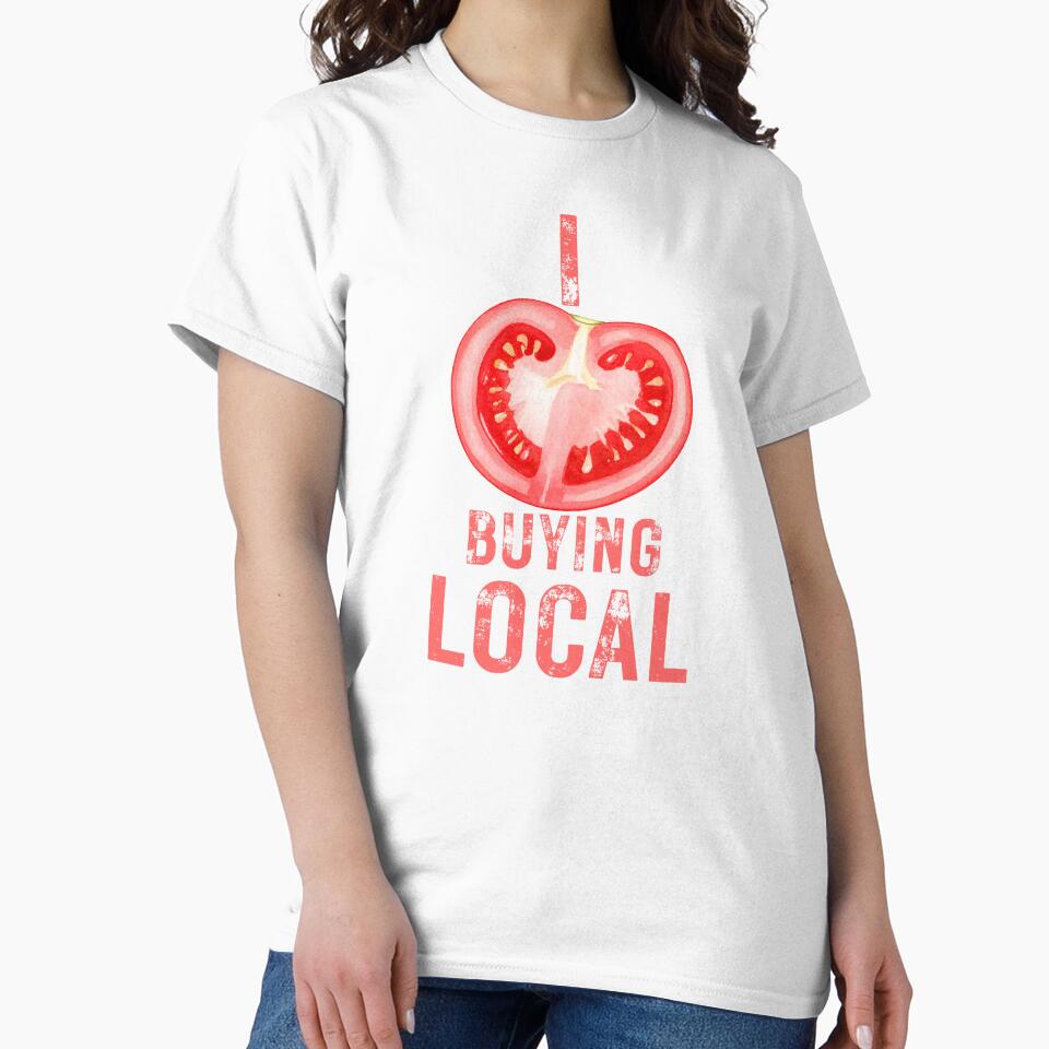 Local Farmers  Support Print / I Love Buying local by Thehatinthecat