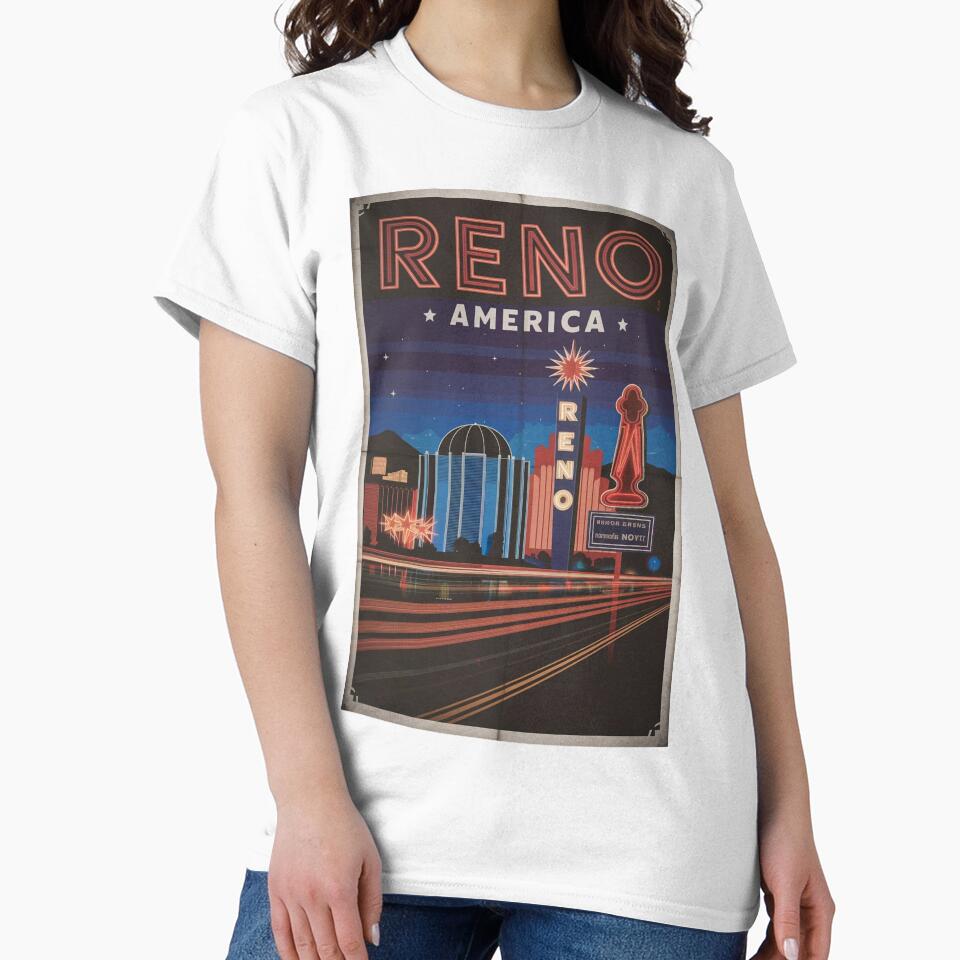 Reno Vintage Travel Poster by TravelerRat