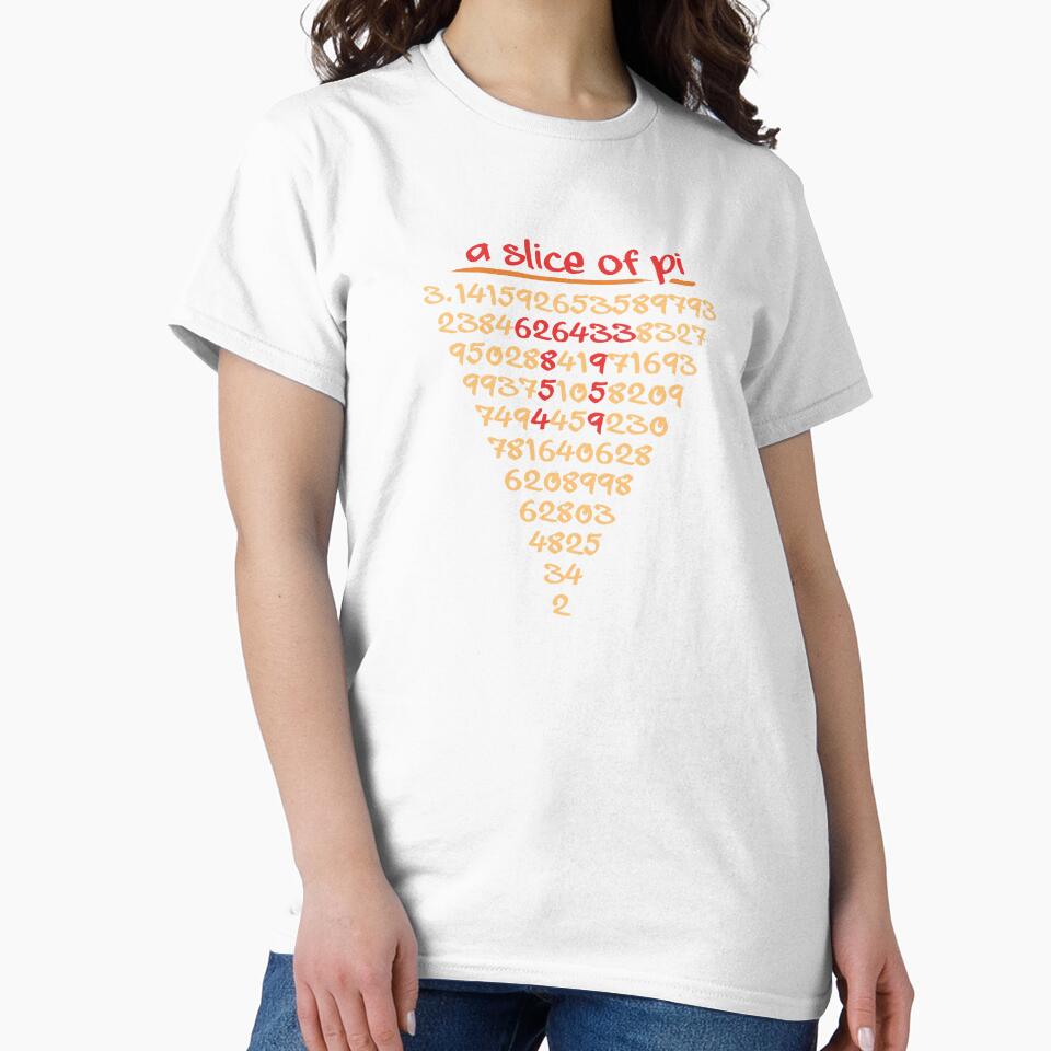 Funny Pi Joke A Slice of Pi - Pizza Lover Mathematician by AndrewStep