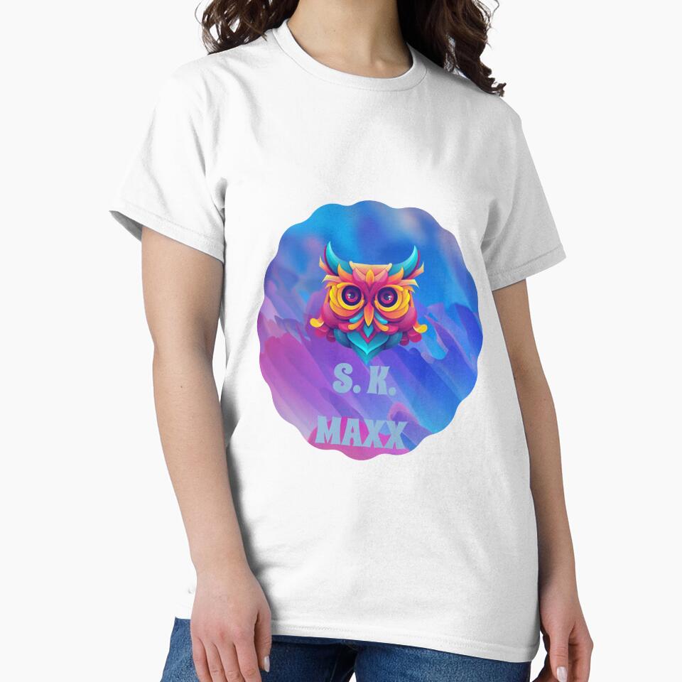 Artistic owl  brand in pastel colors by SKMAXX