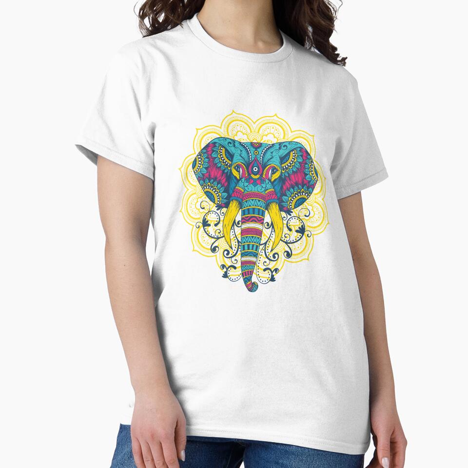 colorful mandala elephant by DerSenat