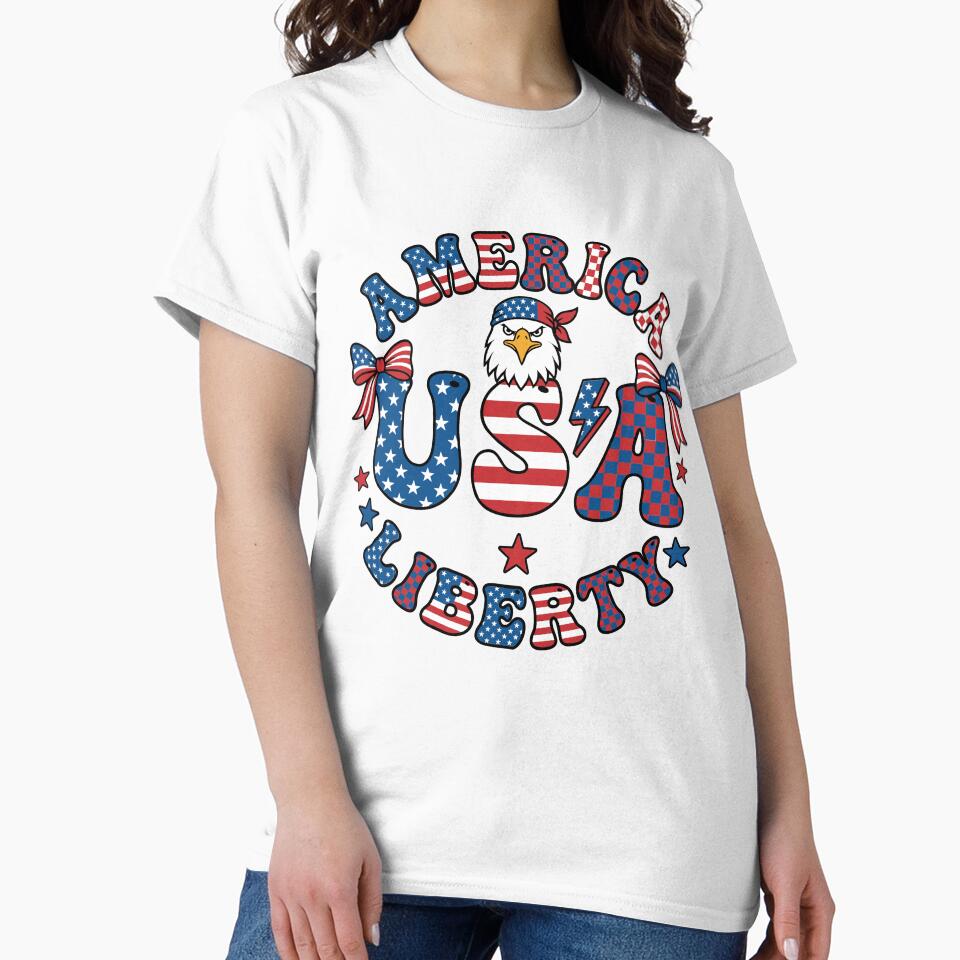Girls Fourth of July Liberty Eagle by KroghDs