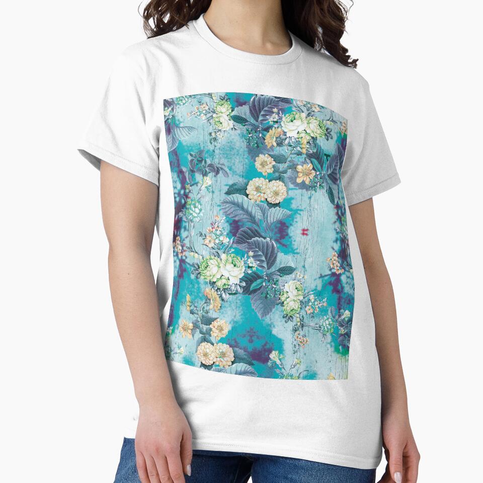 Hand drawn flowers pattern by vidyaroul