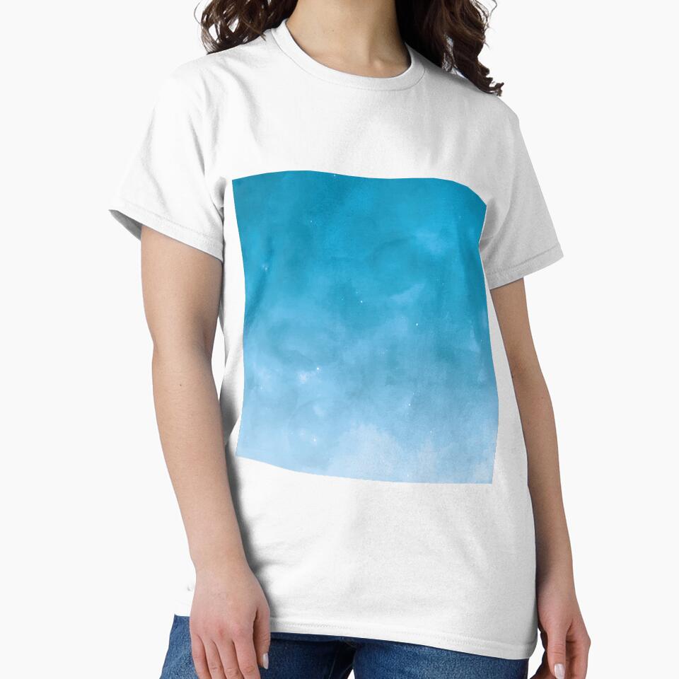 Watercolor gradient blue by ClaudiaGrosso