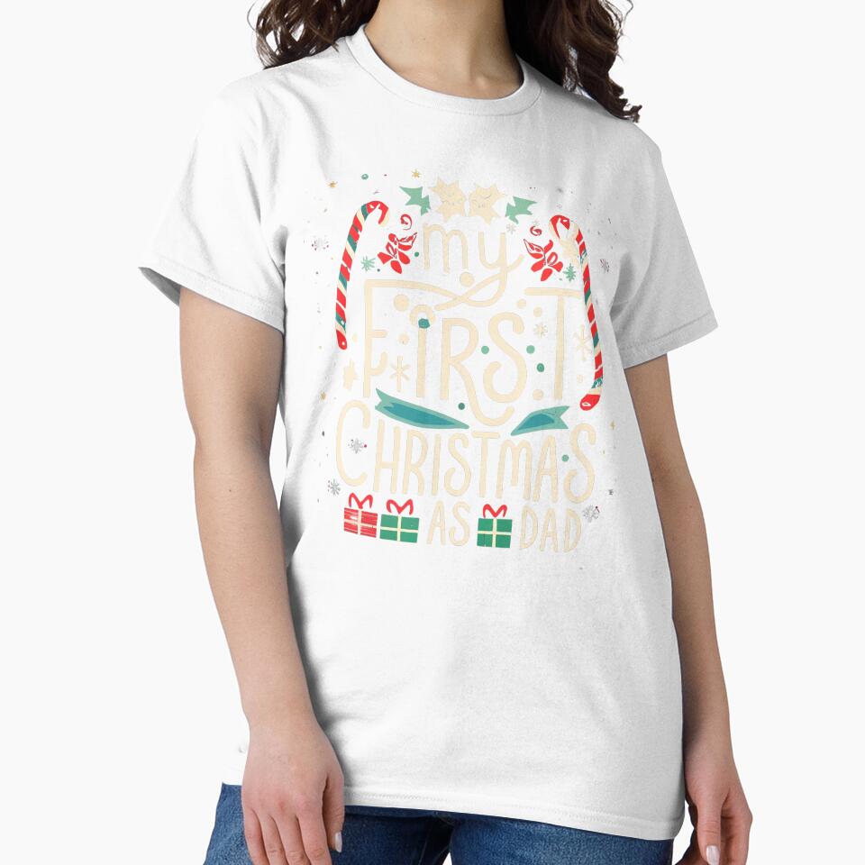My First Christmas As Dad by Itsheartshop