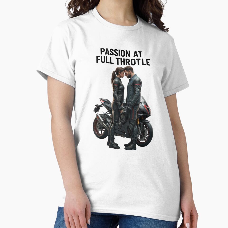 Passion at Full Throttle – Motorcycle Couple Design by TwoWheels-shop