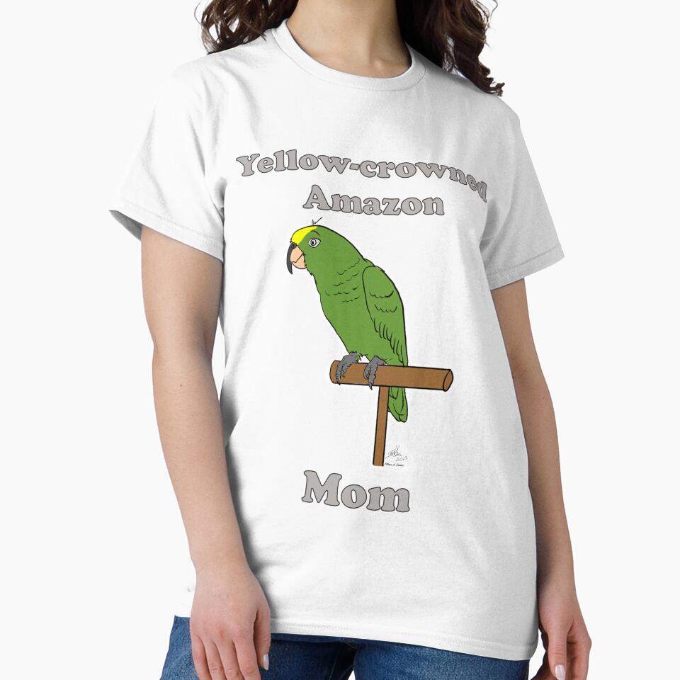 Yellow-crowned Amazon Mom - Oscar Jones by Laughing Parrot Studio