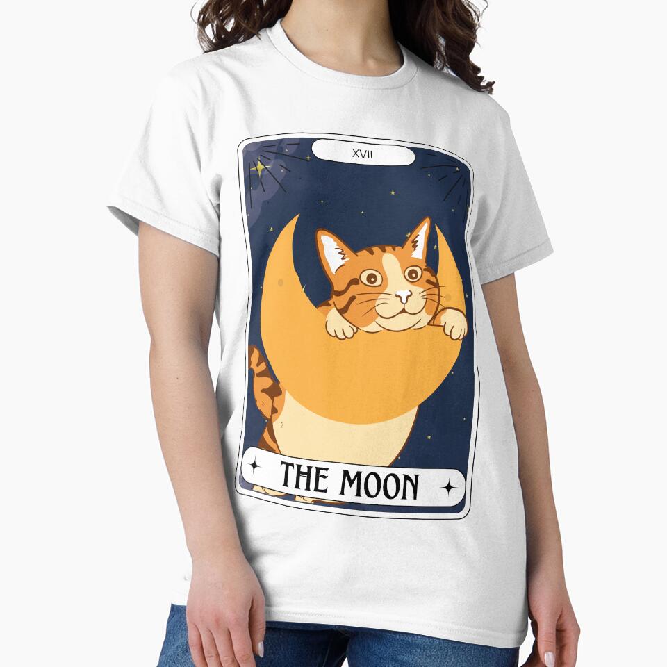 Tarot Card Tiger Cat The Moon by BettySpicer