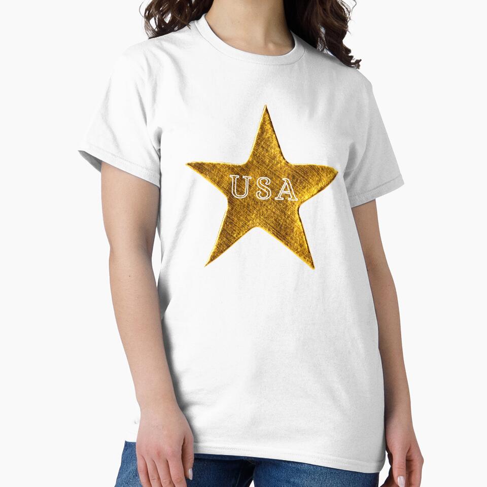 USA Gold Star by artistoutfitter