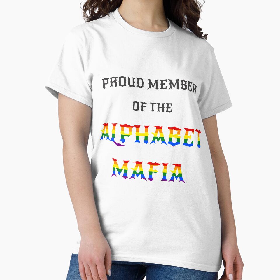 Alphabet Mafia LGBTQ+ Community Viral Tiktok Meme Quote Black Text by M-L-Creations