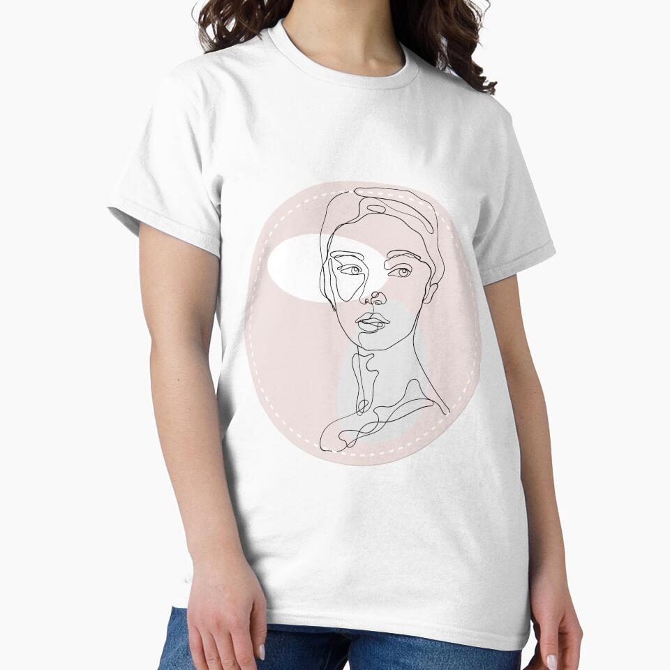 Medallion Woman - Line Art Drawing Designs by perkybones
