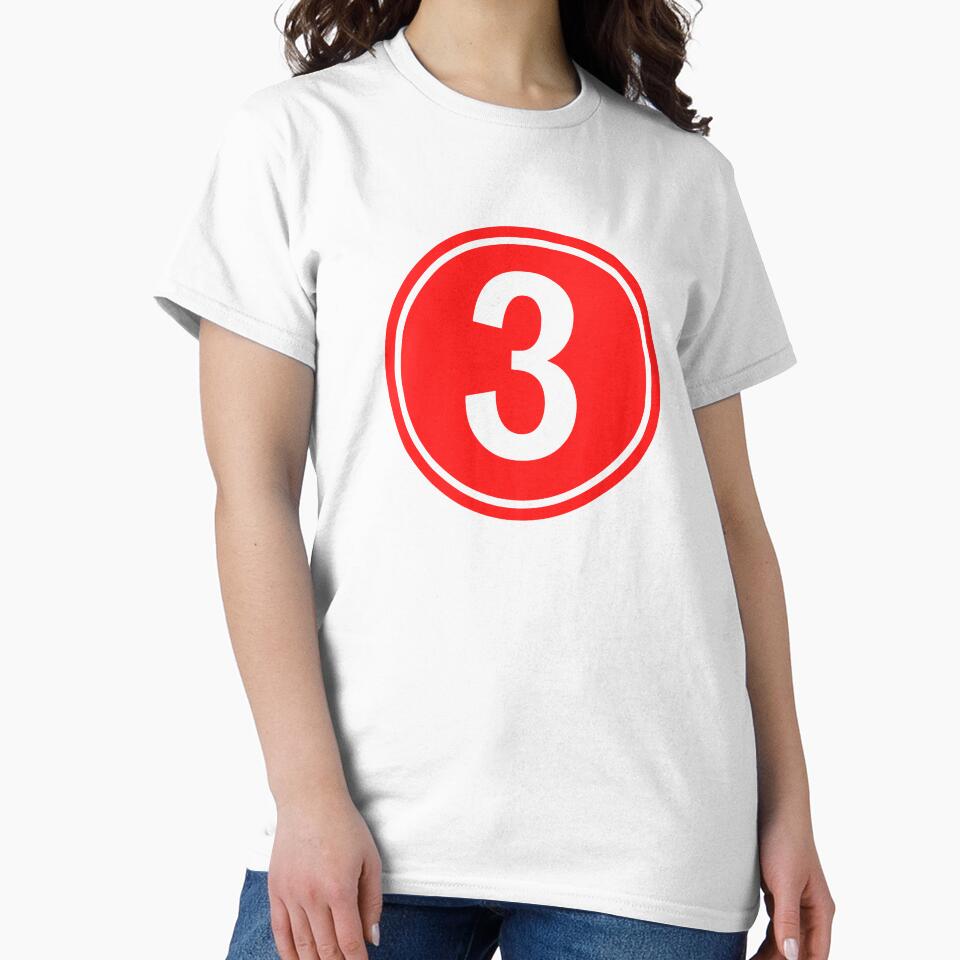 Big Red Dot Number 3 by NECHSTORE