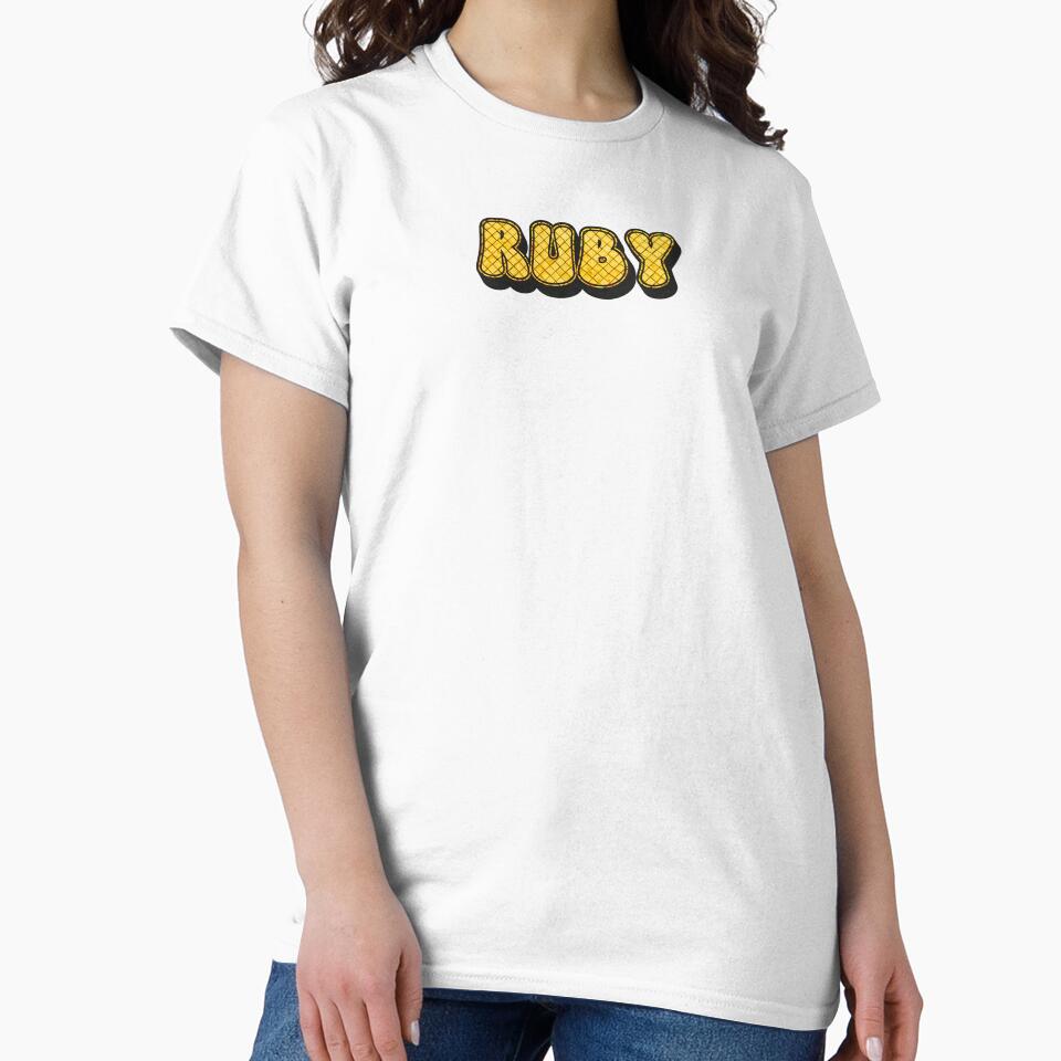 Ruby Personalized Cool Custom Name - Funny Design for Women and Girls by Watsonarts