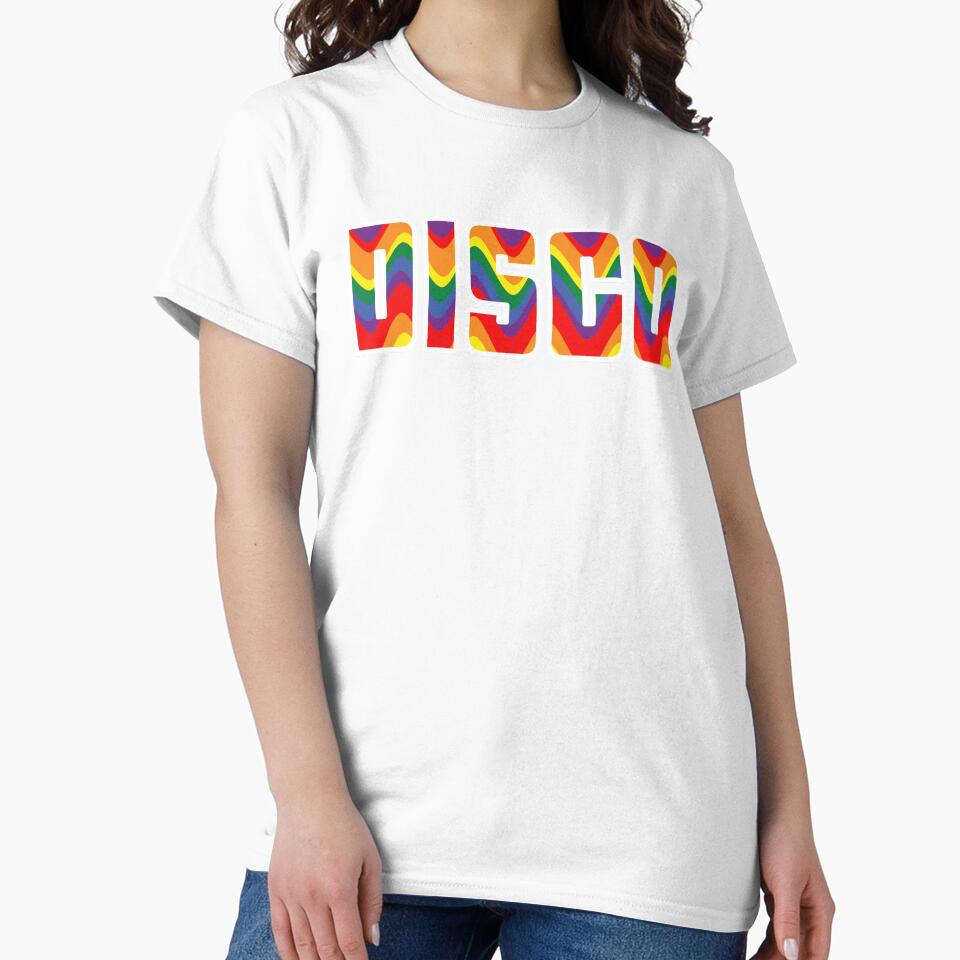 Groovy Disco Waves - 70s Rainbow Retro Swirl by SunnyBrand