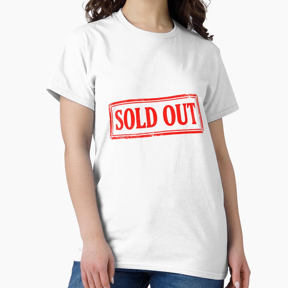 Sold Out Red Stamp by VibeWear2026
