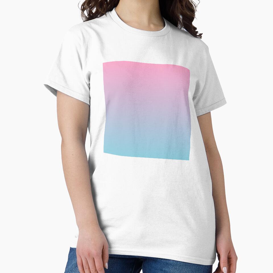 Pink to Blue Ombre Gradient by Arianna Khalil