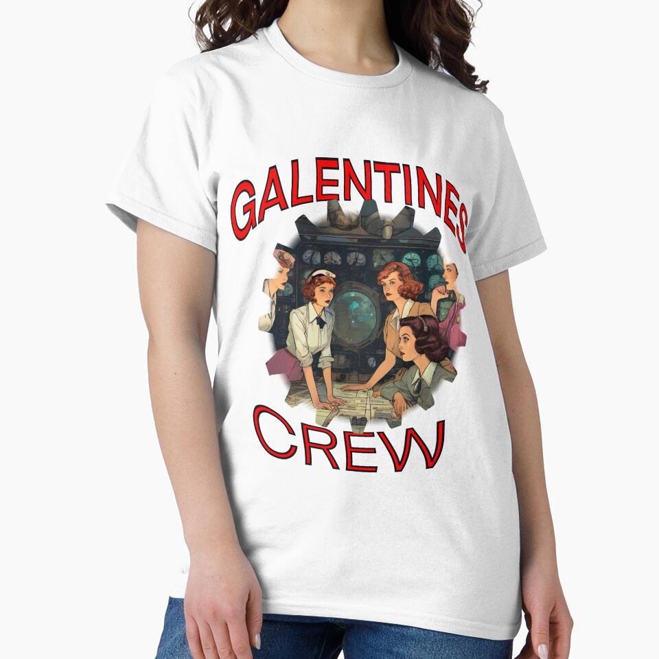 Some Cool American Girls Galentines crew on submarine on Galentines day and Galentines party, gift idea for Galentines day by sailorsam1805