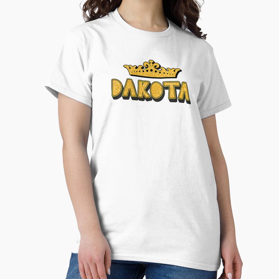 Dakota Personalized Funny Custom Name Crown Design by Watsonarts
