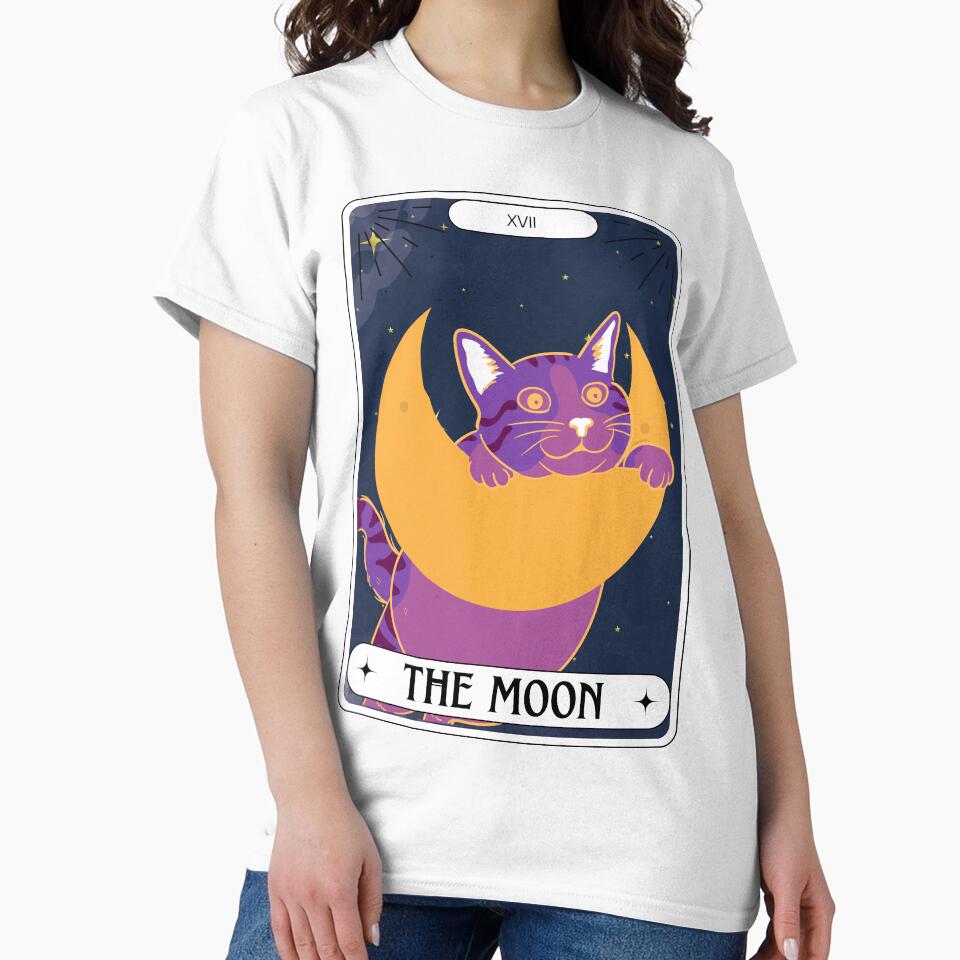 Tarot Card Cheshire Cat The Moon by BettySpicer