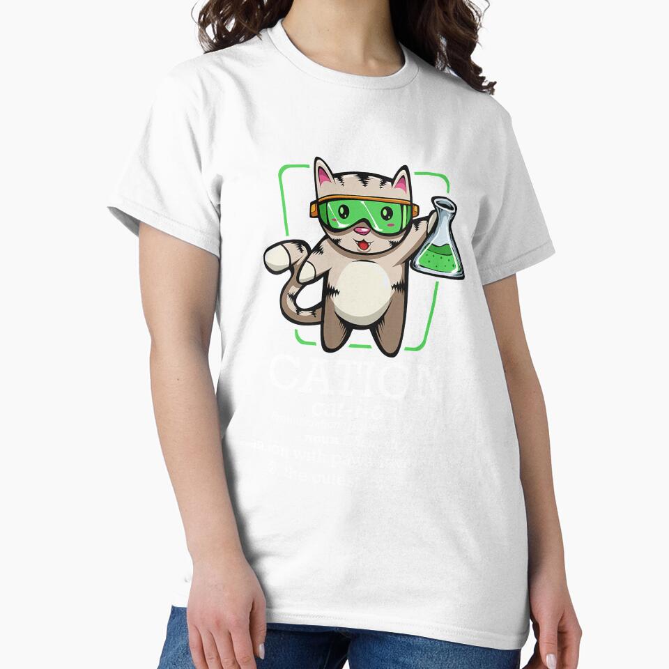 Cation Cute Science Cat Pawsitive Element Chemistry Teacher by KendraHenke