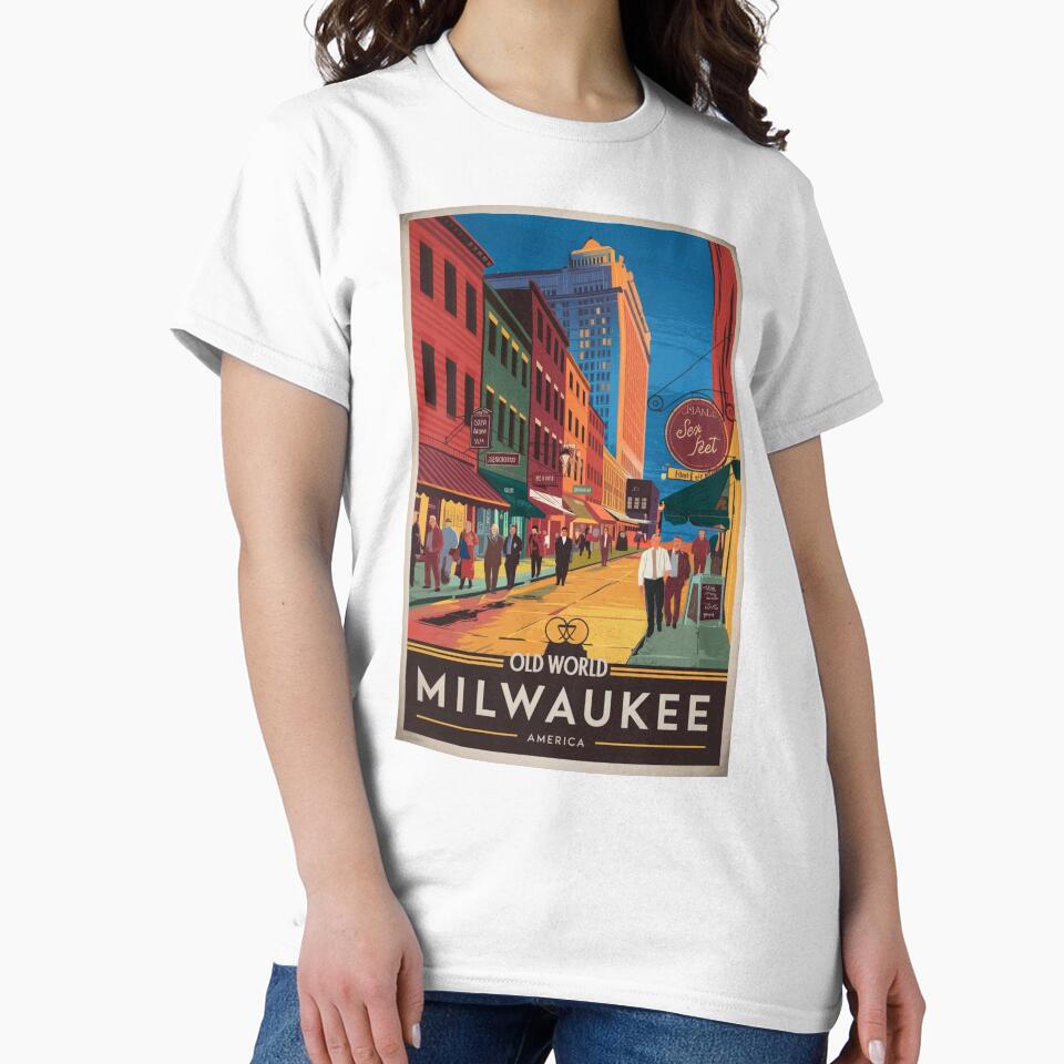 Milwaukee Vintage Travel Poster by TravelerRat